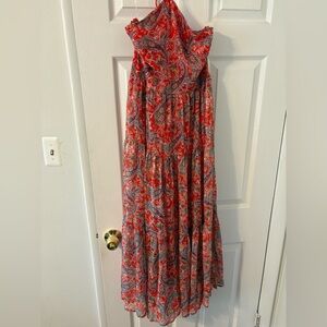 Tiered halter top dress